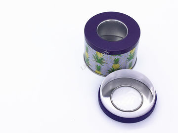 China Impresión de encargo y Embossings D65x50mm del logotipo de la lata del caramelo del metal proveedor