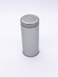 China Las latas redondas del metal del té/del café/del azúcar con las tapas grabaron en relieve la lata redonda llana de la galleta proveedor