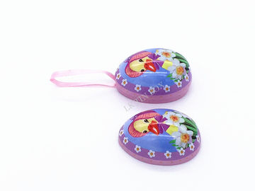 China Pequeña lata del metal del caramelo de chocolate del huevo de Pascua con la aprobación de los oídos ISO9001 del conejito proveedor