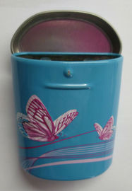 China Navidad Jabón cosmético Embalaje Oval caja de la lata con la impresión y grabación en relieve proveedor