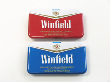 China Caja de cigarrillo de la caja de cigarrillo del metal de la lata del cigarrillo de la calidad de Winfield con el encendedor proveedor