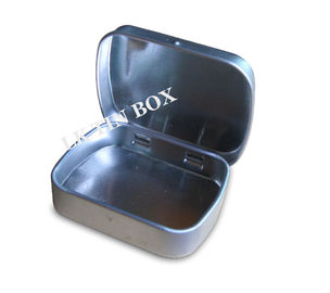 China Caja de la lata de la menta del metal de la hojalata pequeña mini con la impresión y la tapa con bisagras ventana proveedor