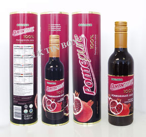 China botella redonda del alcohol de la caja de la lata del vino de 375ml Cmyk que empaqueta para el día de fiesta proveedor