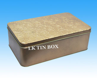 China Caja rectangular que empaqueta para los juguetes, caja de la lata del pequeño metal vacío del rectángulo del metal proveedor