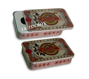 China La menta rosada del caramelo hace tabletas las pequeñas cajas de la lata 83 x 62 x 16 milímetros ISO9001 2008 aprobados proveedor