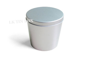 China Almacenamiento oval del caramelo de chocolate de la caja de la lata del pequeño metal llano con la ventana del PVC proveedor