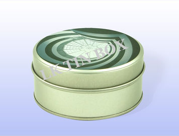 China Lata impresa para el almacenamiento del detergente del jabón del reloj, latas redondas del regalo de la ventana proveedor