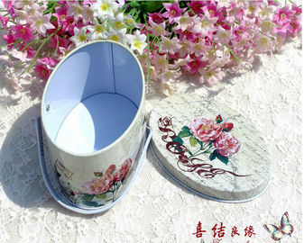 China caja formada oval de la lata del café 115 * de 55 * de 120m m Nestle con la impresión/la grabación en relieve proveedor