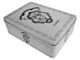 Caja rectangular de la lata de la galleta de los anillos de espuma franceses de la magdalena proveedor