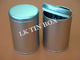 almacenamiento redondo hermético de la caja de la lata del té 200g con la tapa de goma, latas del almacenamiento del té proveedor