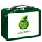 El almacenamiento Apple de la comida impreso almuerza caja de la lata con la cerradura plástica de la manija/del metal proveedor