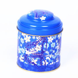 China Color modificado para requisitos particulares caja redonda barata del té del metal de la caja de la lata del té del inglés de D84 X 80m m proveedor