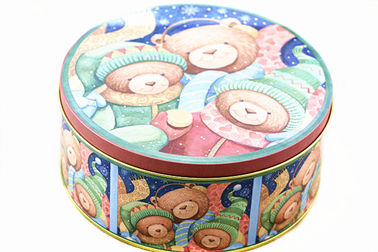 China La lata de encargo de empaquetado de las latas de D181x74mm encajona las latas al por mayor de la galleta del metal de las latas del té proveedor