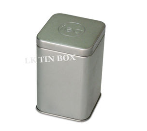 China Caja de la lata del cuadrado de la tapa del enchufe del metal de Airtighted para el almacenamiento de la infusión de hierbas proveedor