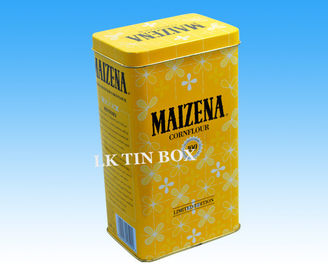 China Caja rectangular cosmética decorativa de la lata de la joyería con la grabación en relieve del detalle proveedor