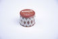 Caja redonda de la lata del regalo vacío con la tapa del enchufe, latas redondas de la galleta del paquete del café del té proveedor
